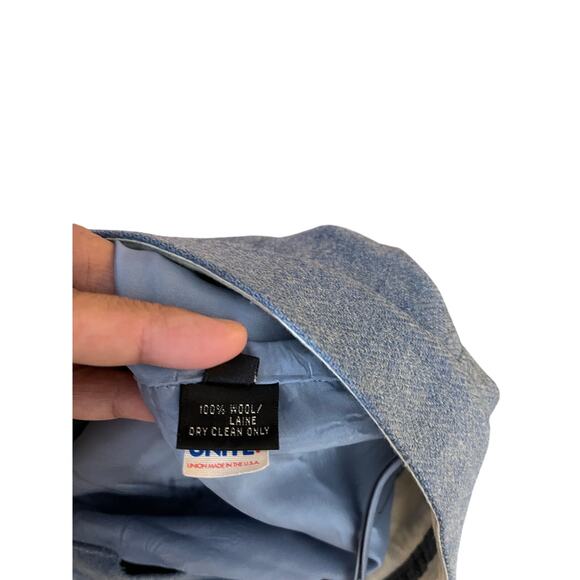 Ralph Lauren Black Label  100% Wool Trouser Pants Blue Womans 8 - Picture 9 of 12